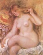 Pierre-Auguste Renoir Bather with Long Blonde Hair (mk09) USA oil painting reproduction